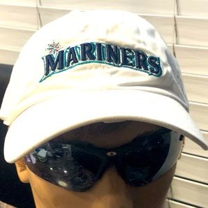 Nike Team Seattle Baseball Mariners White Green Hats Size Adjustable